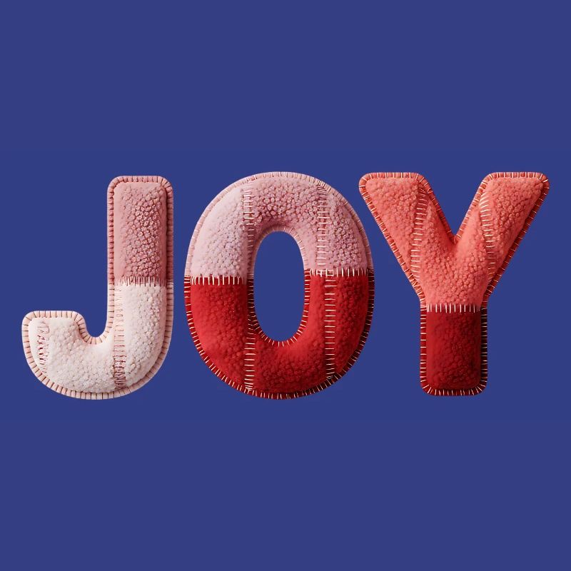 Patchwork Joy Joy and Happiness Design