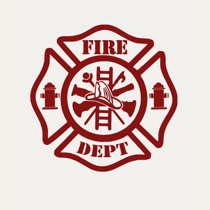 Fire Dept. with ladder - fire brigade with ladder