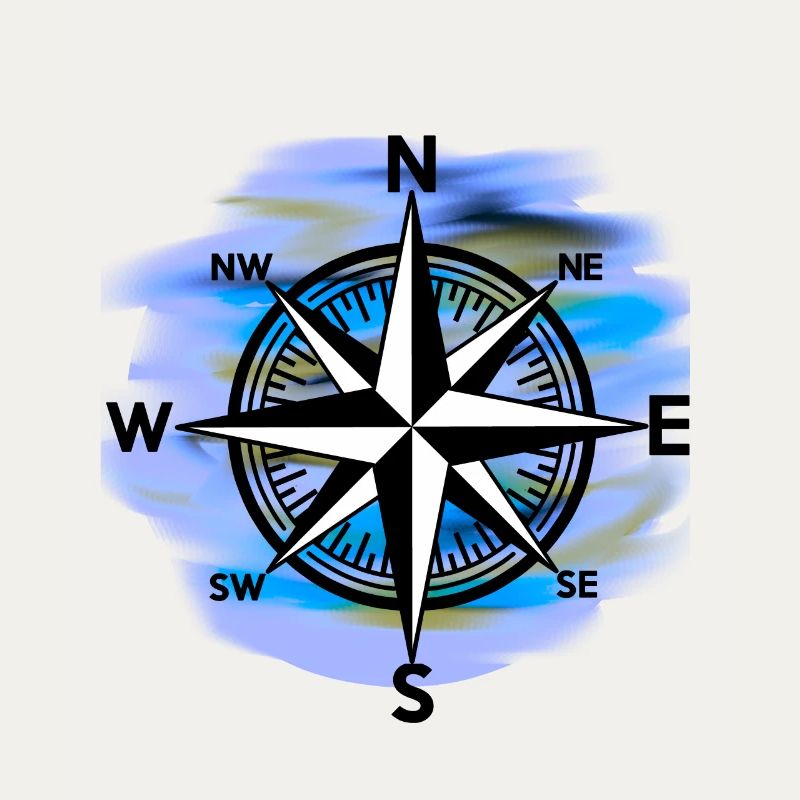 Wind rose compass maritime seafaring