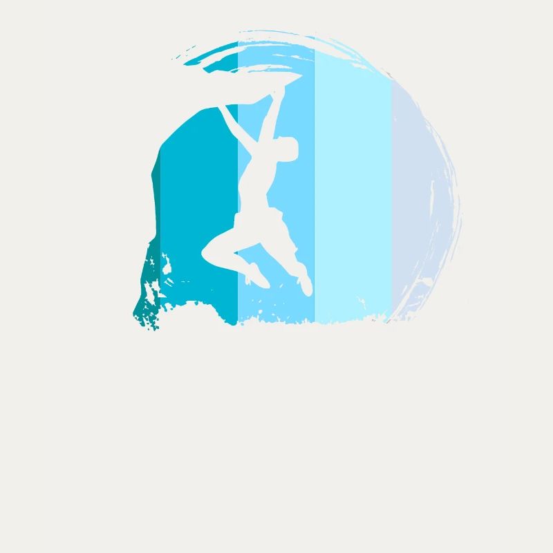 Climbing Climber Retro
