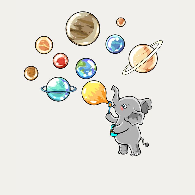 Solar System Planet Elephant Balloons