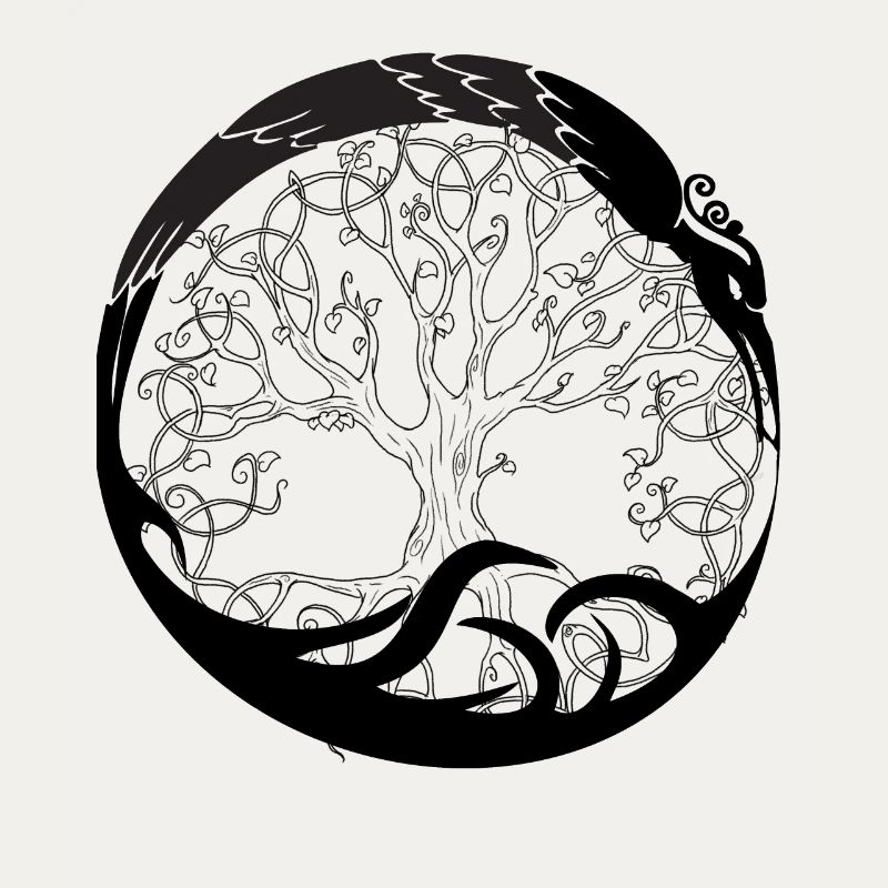 Celtic Ireland Viking Celtic Knot Pattern Tree