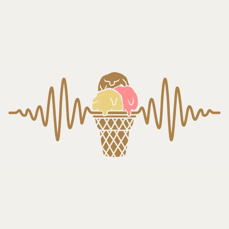 Frequenz Eiscreme 3 Eiskugeln