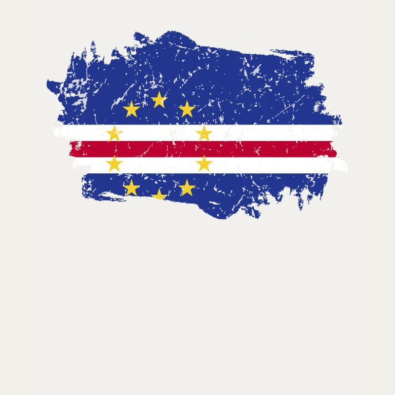 Drapeau du Cap-Vert Grunge Drapeau du Cap-Vert