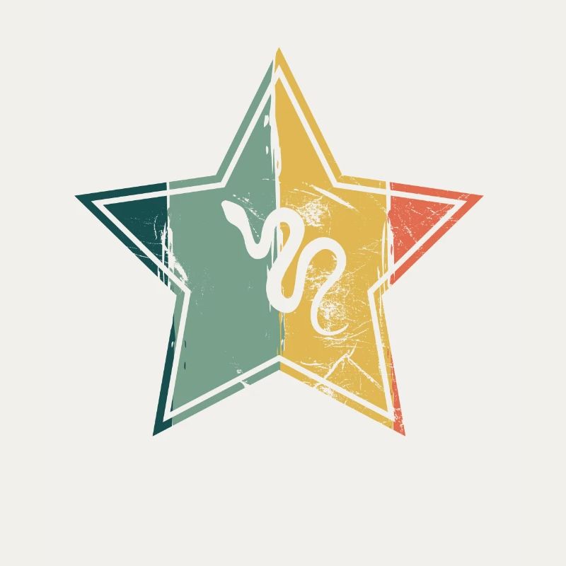 Snake Retro Reptile Python Gift idea