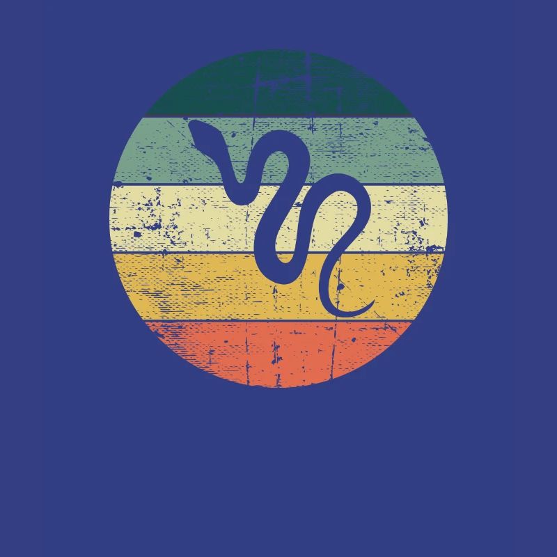 Snake Retro Reptile Python Idée cadeau