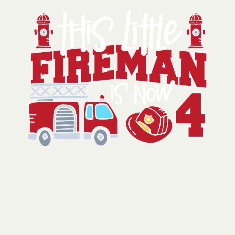 This little firefighter is now 4,