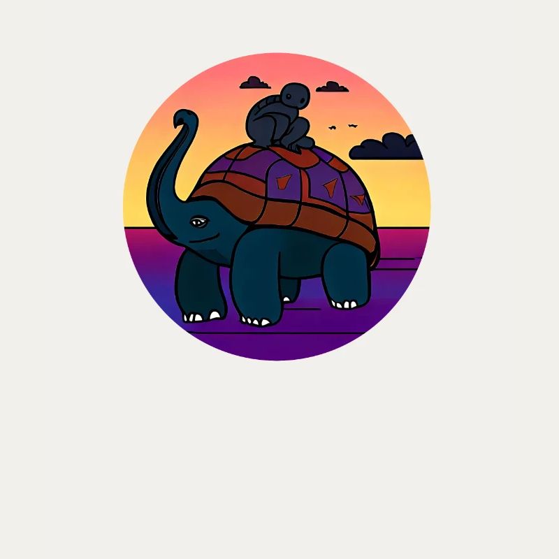 turtle elephant monkey mythical creature