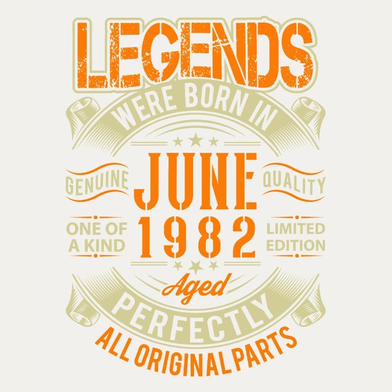 1982 June Birthday Legend