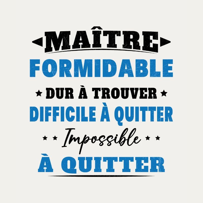 Maître formidable idée cadeau maître d'école