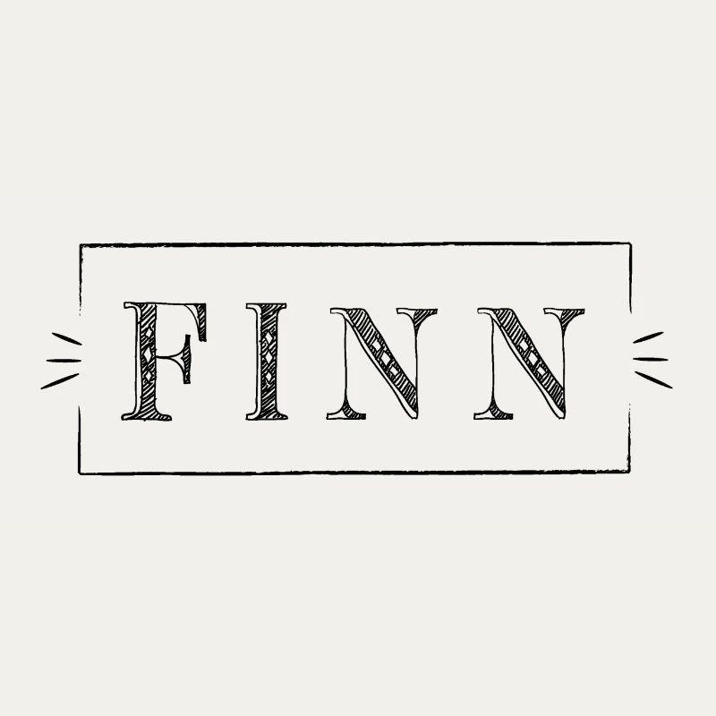 FINN | Boy name in a Frame