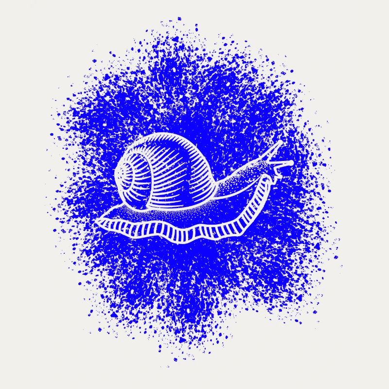 Snail with snail shell