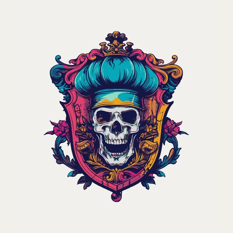 Skull Skeleton Chef