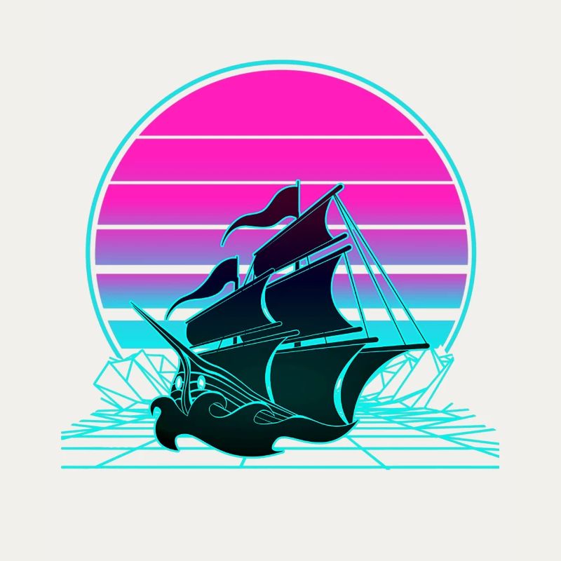 Sunset Pirate Ship