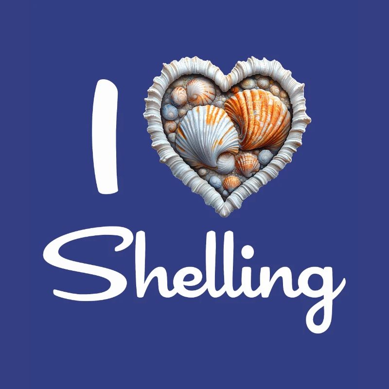 I Love Shelling Shells Shell Collector Gift