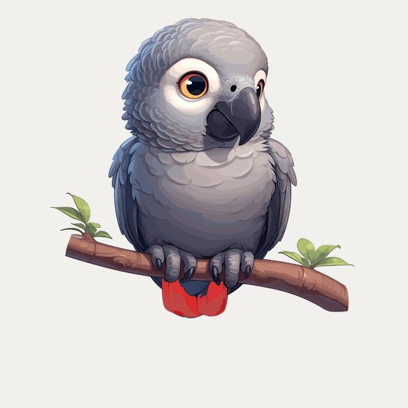 Perroquet gris Graupapageis Graupapagei
