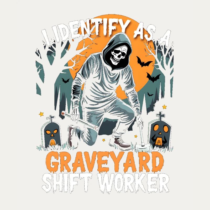 lustiges I Identify As A Graveyard Shift Worker