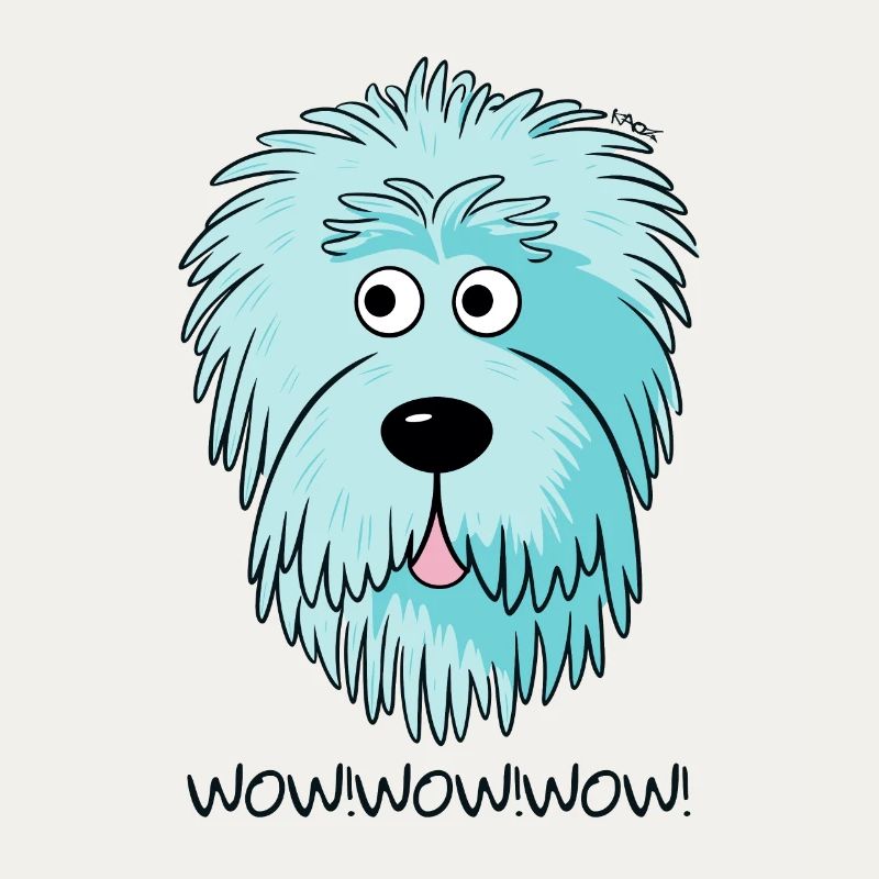 Wow! Colorful Candy Doodle Dog