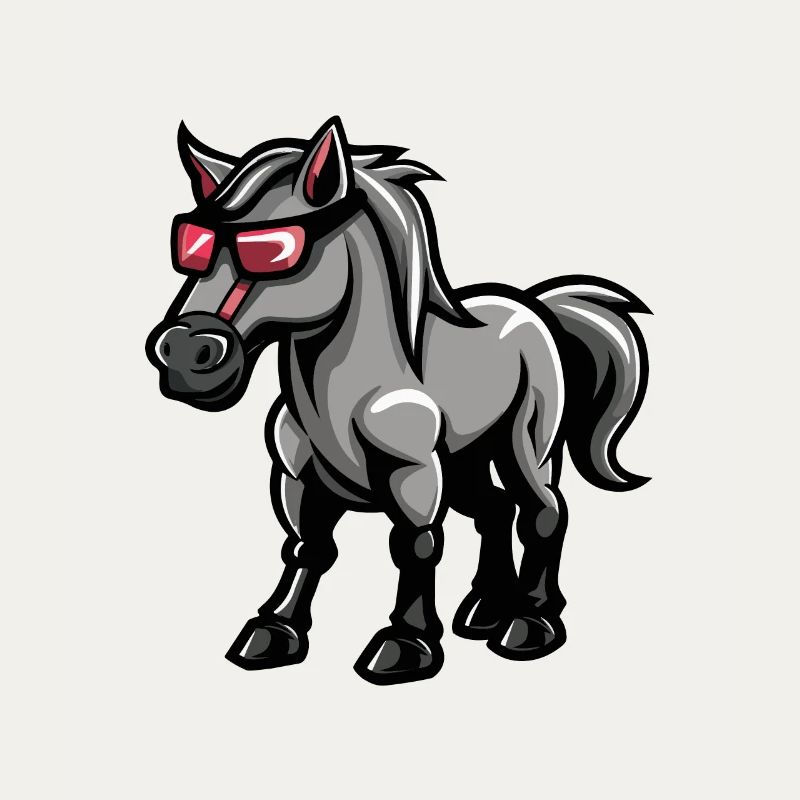 Cheval Bande Dessinée Cool
