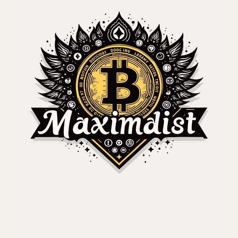 Bitcoin Maximalist - Design crypto élégant