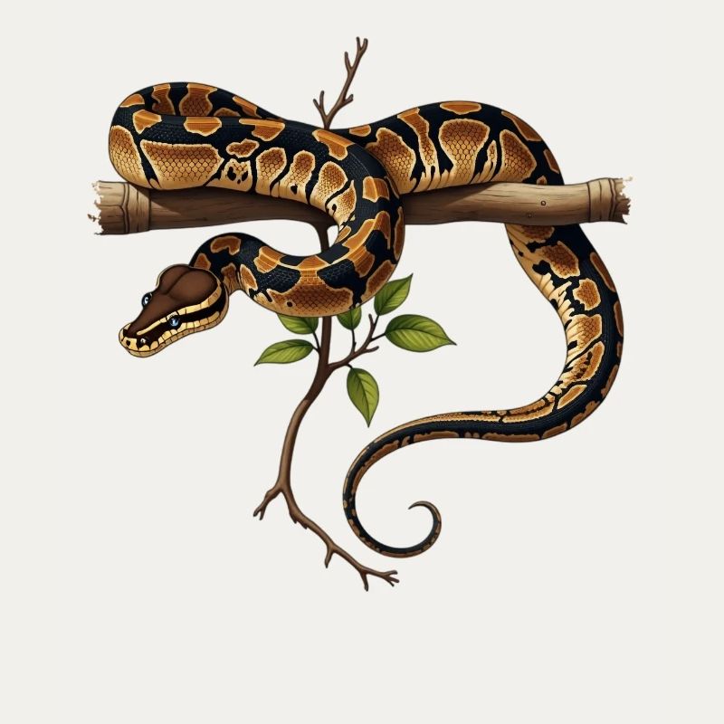 King Python Snakes Lover Terrarium Python