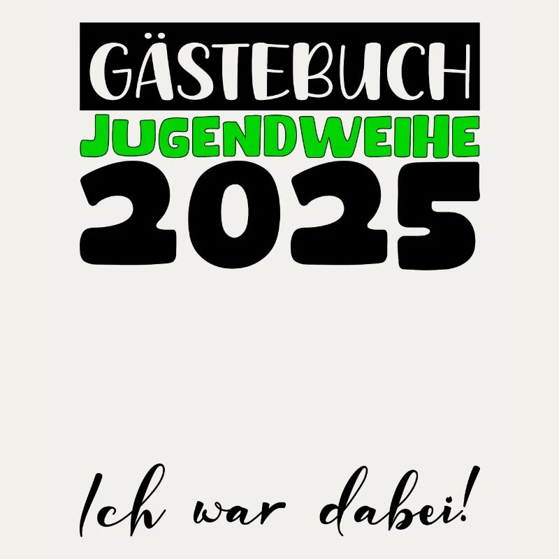 Jugendweihe 2025 Gästebuch Geschenk Mädchen Jungen