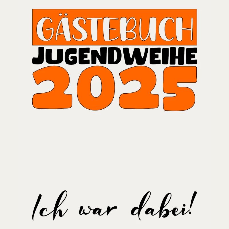 Jugendweihe 2025 Gästebuch Geschenk Mädchen Jungen