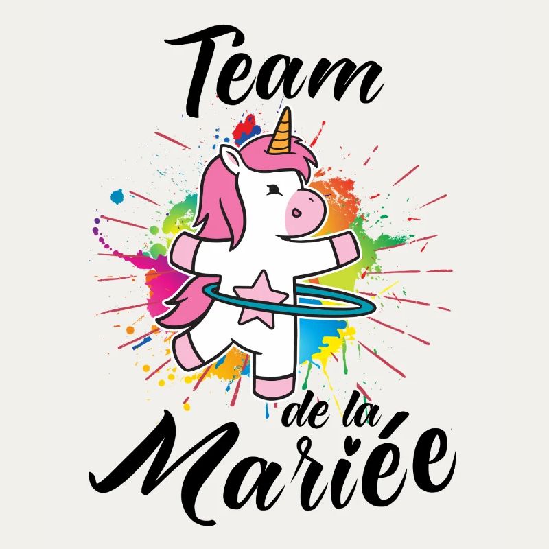 Team de la Mariée EVJF Bride Licorne Future Mariée