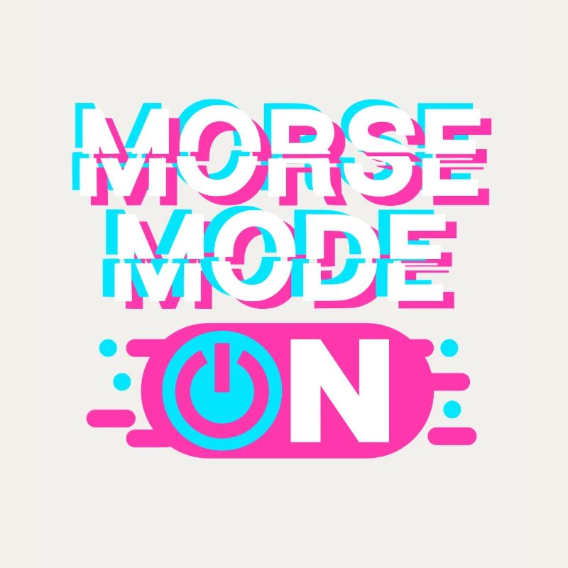 Morsecode, Morse, code Morse activé