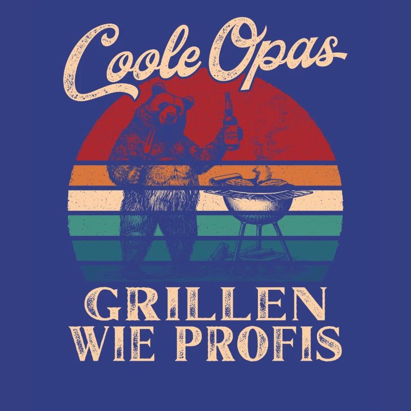 Cool Mpapas Grillades Rétro Papy