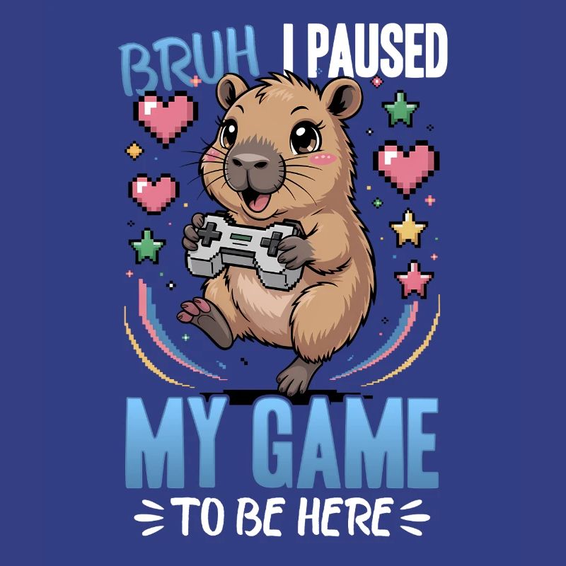 Capybara Gamer Gaming