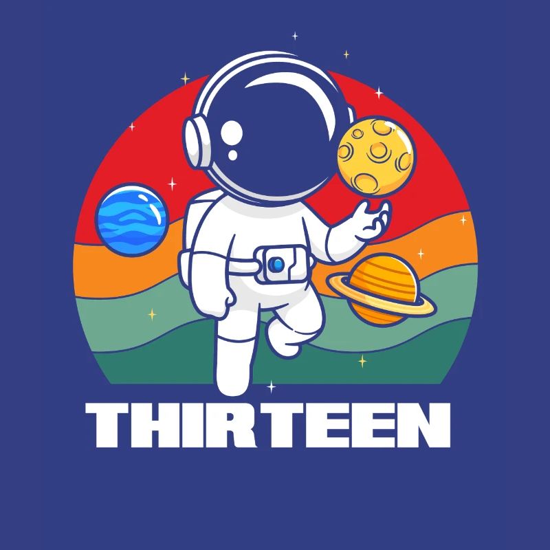 Space adventures for thirteen-year-olds