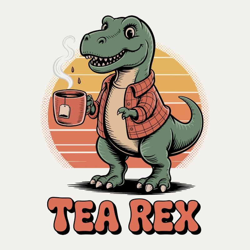 Tea Rex Dinosaur