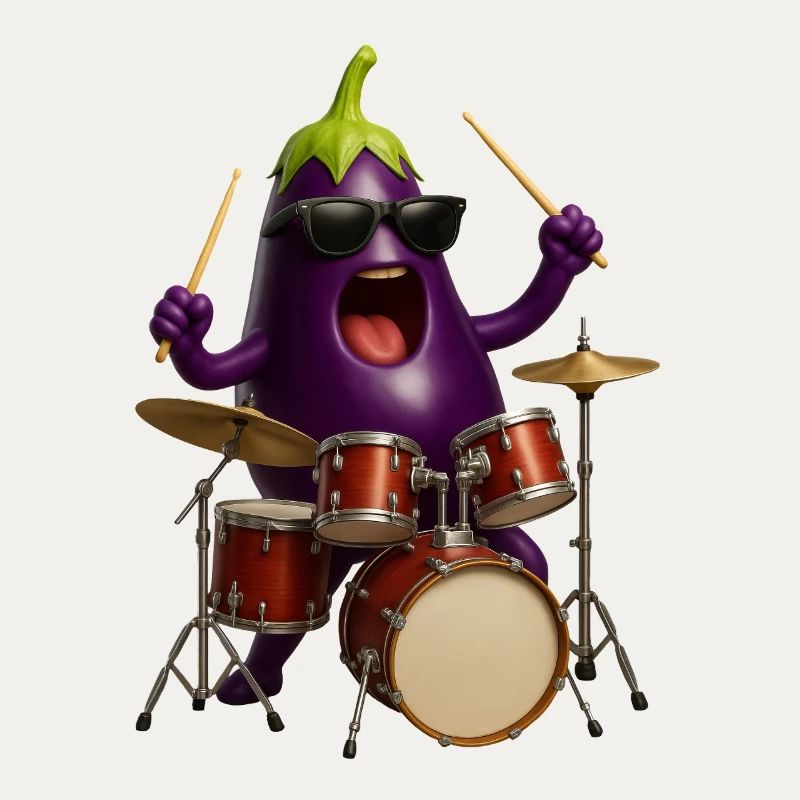 Fûts d’aubergines