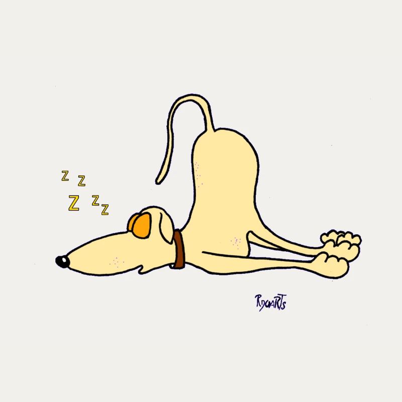 Greyhound - just sleeping