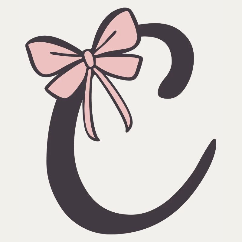 Anfangsbuchstabe C Schleifchen