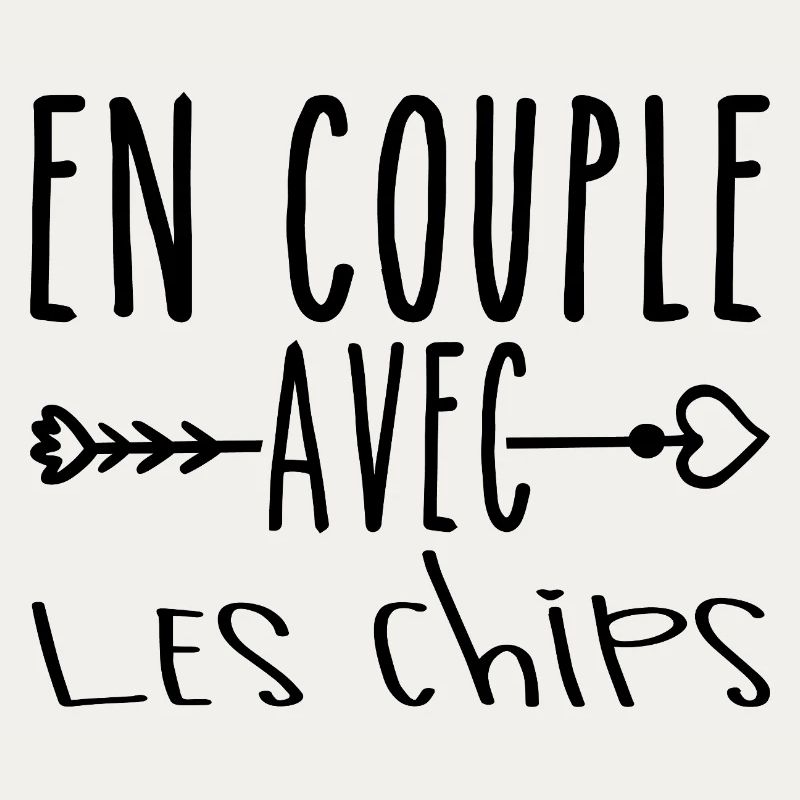 Paare mit Chips, Chips Fans Geschenk