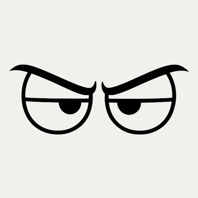 Angry Eyes Expression