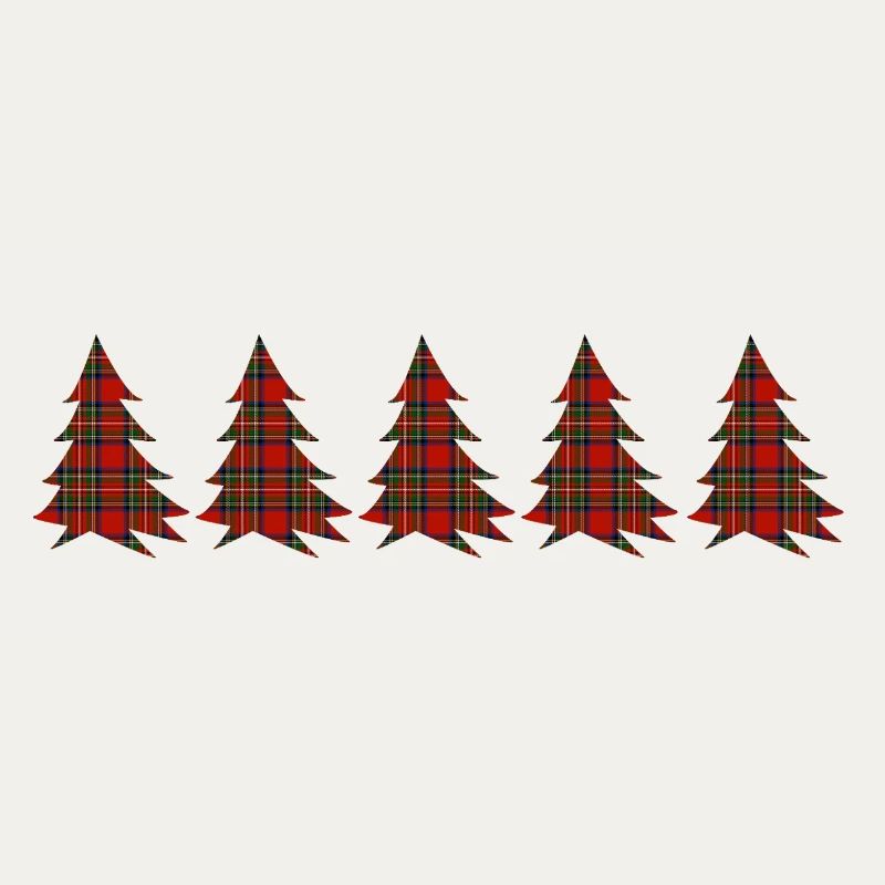 Forest Tartan Trees