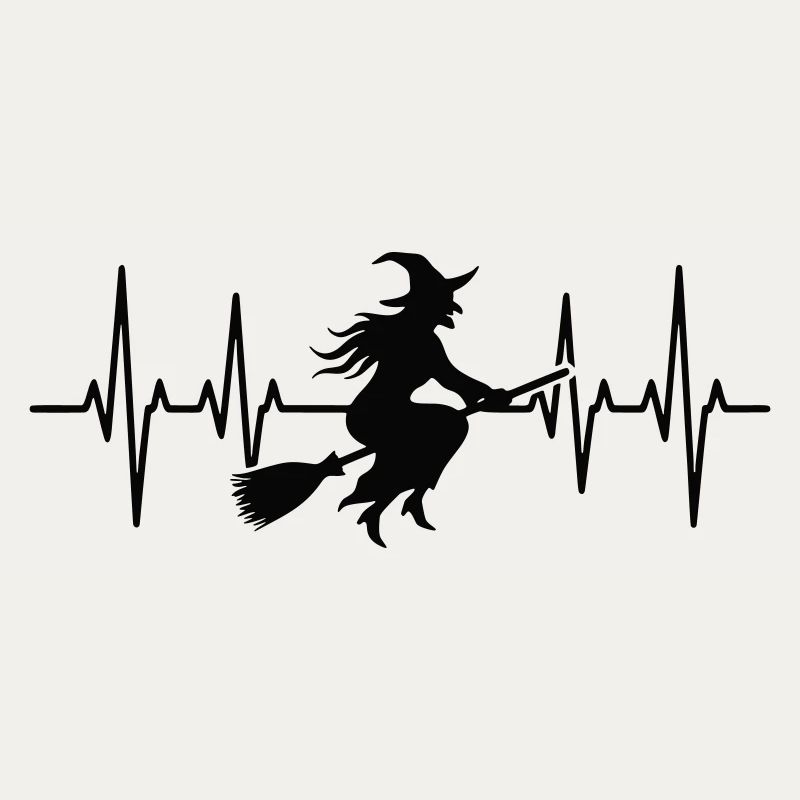 Witch's flight in heartbeat design