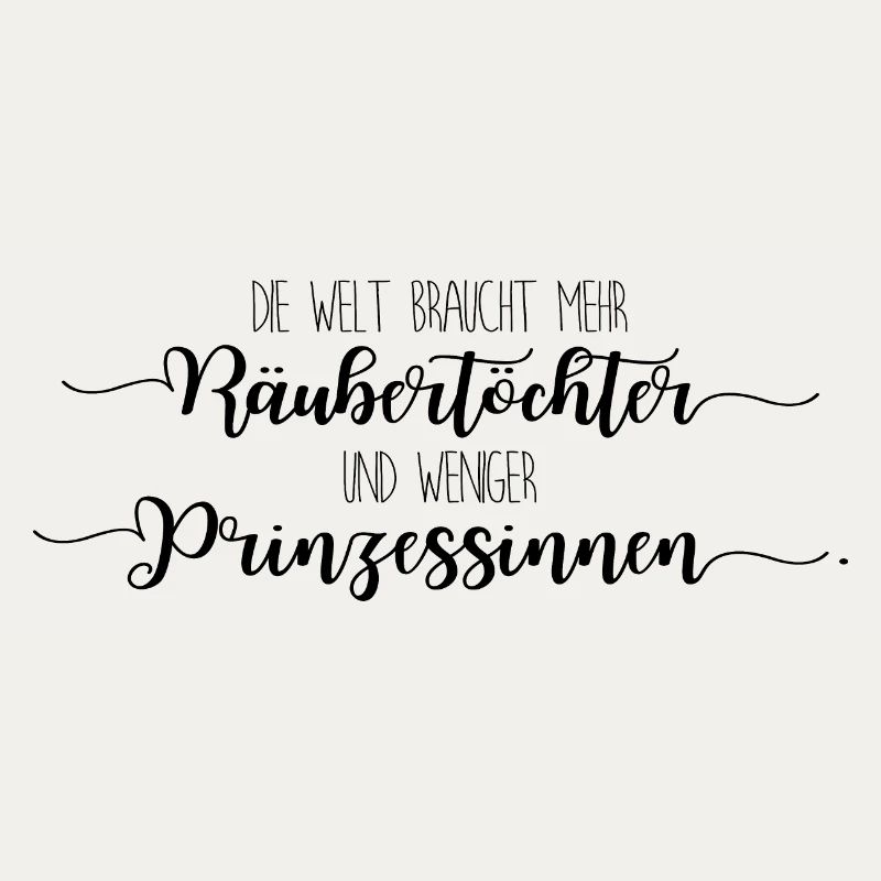 Räubertochter oder Prinzessin - schwarz