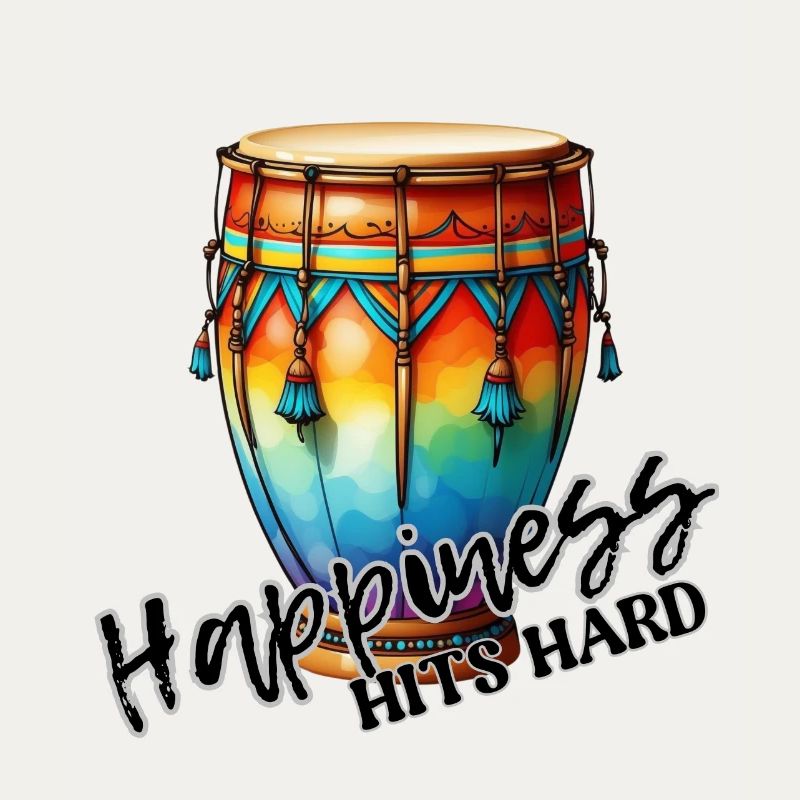 Luck Hits Hard - Aztec Style Drum