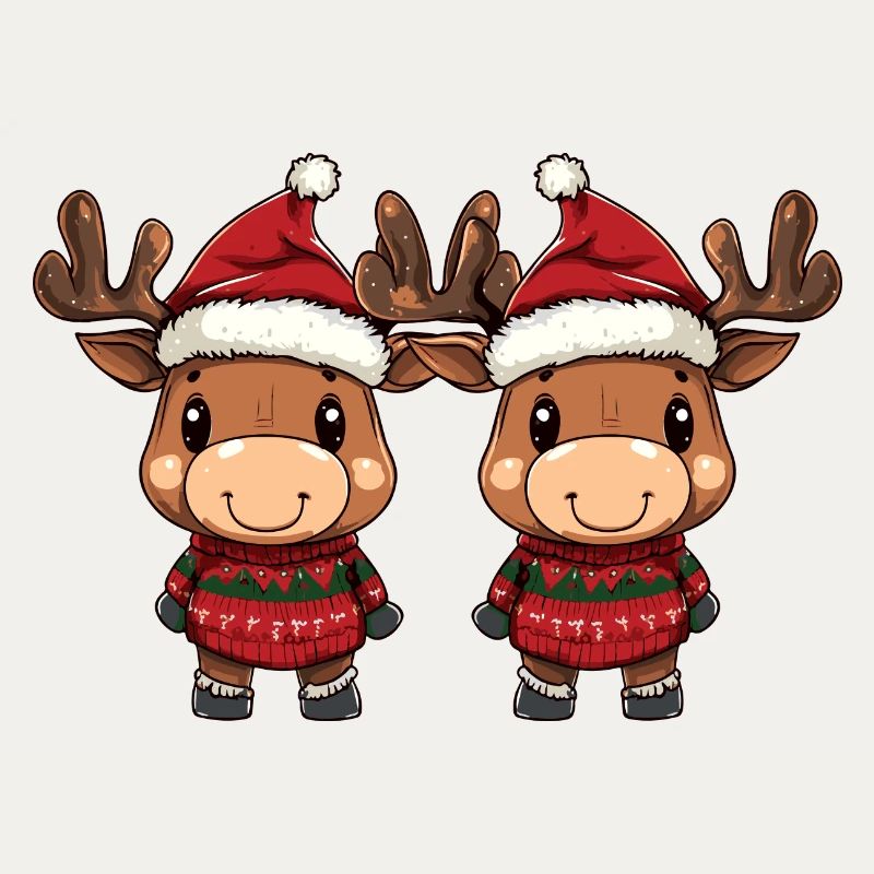 Équipe de Noël de l’orignal