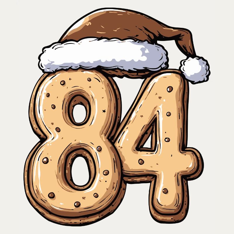 Biscuit de Noël à 84 chiffres
