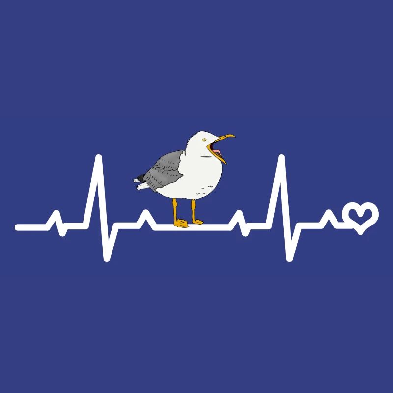 Möwe Herzfrequenz EKG