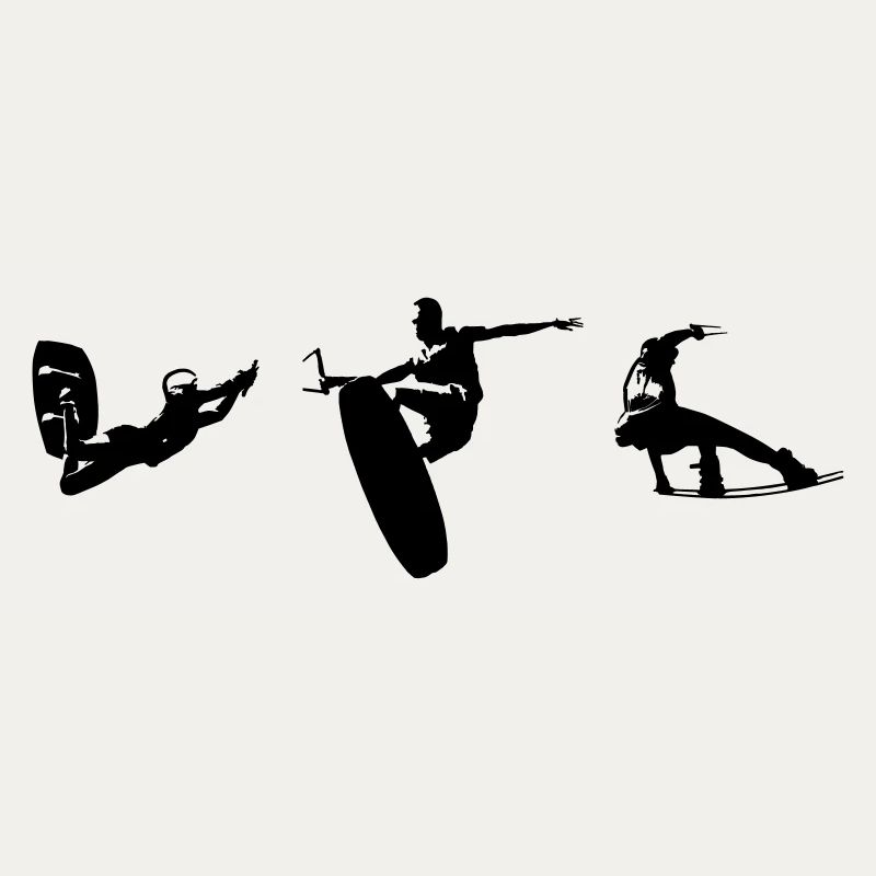 Wakeboarder Wakeboard en action