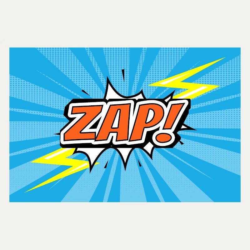 ¡ZAPEAR! Letras de graffiti de estilo cómic