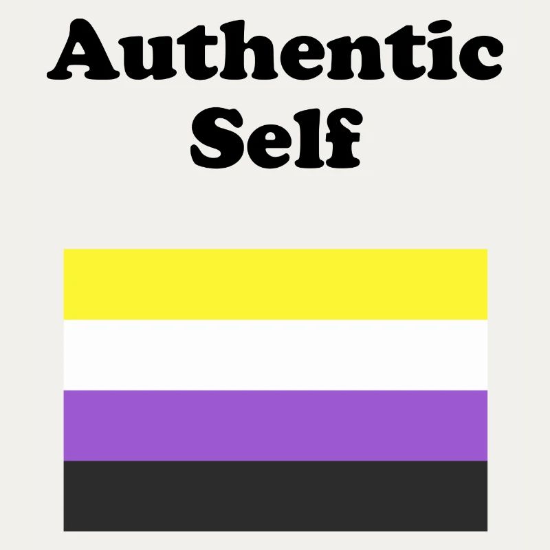 Non Binary Flag Authentic Self