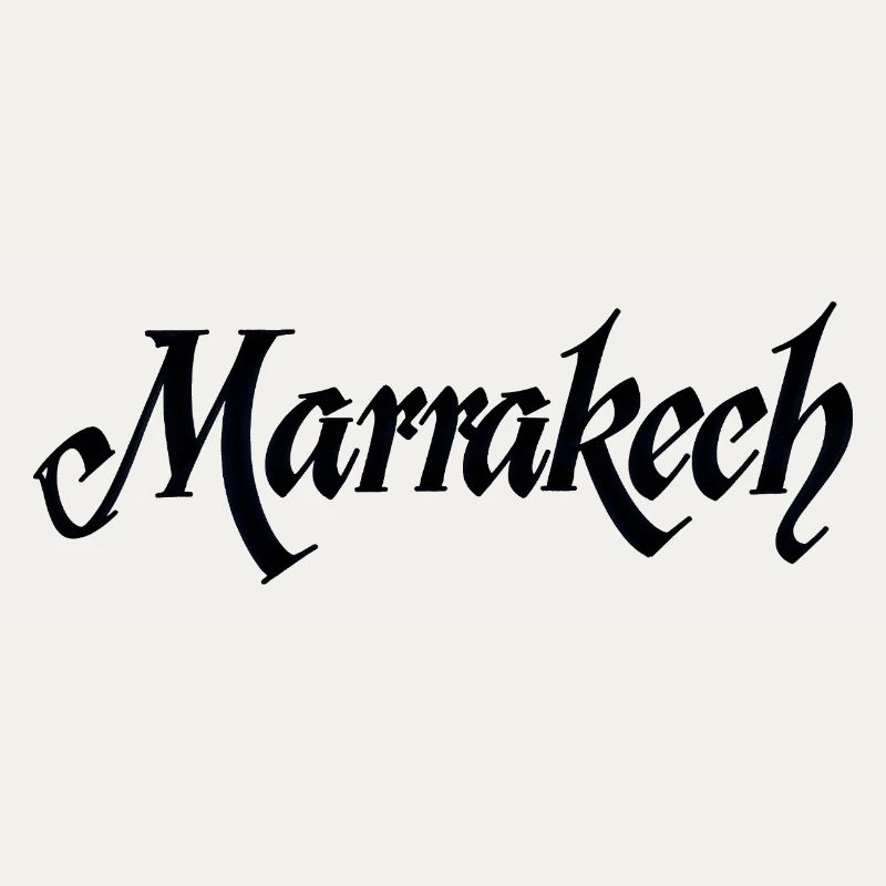 Marrakech Red City Wall Pattern