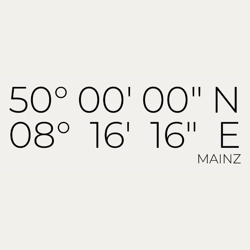 Coordinates Mainz